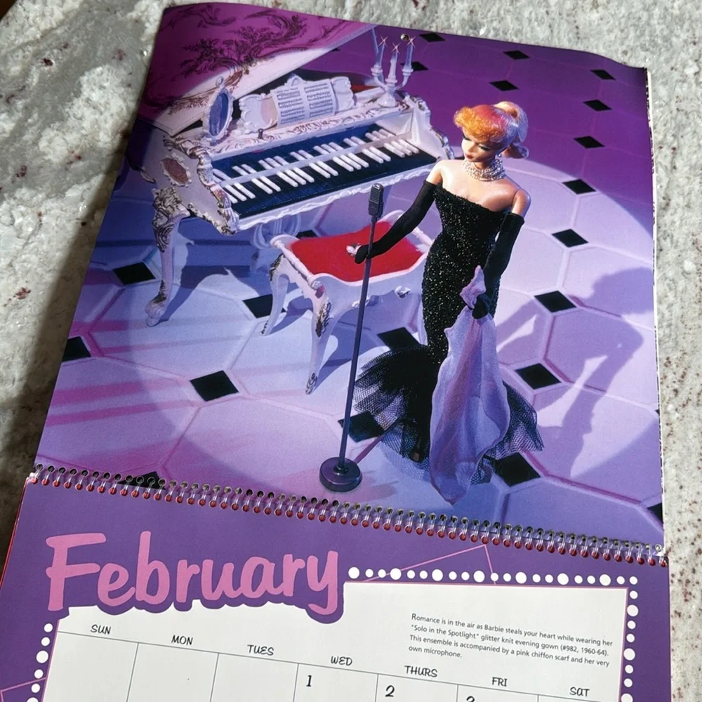 Vintage Hallmark 1995 Barbie Calendar